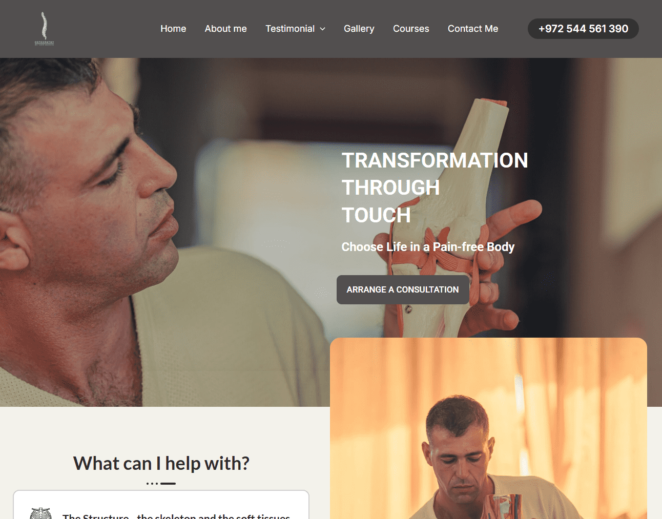 TRANSFORMATION THROUGH TOUCH